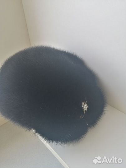 Норковый берет, новый