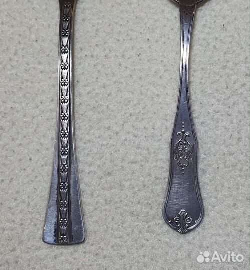 Чайные ложки. Серебро