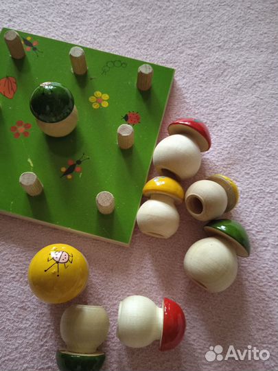 Развивающие деревянные игрушки