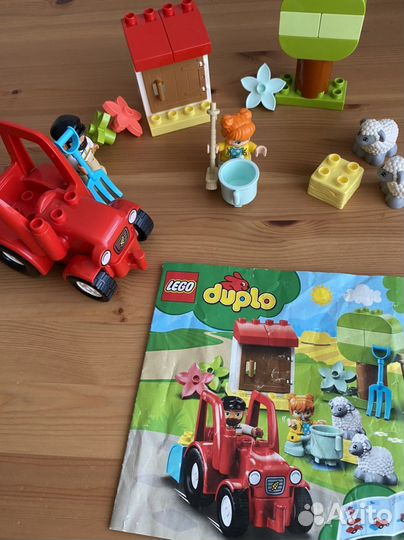 Lego duplo фермерский трактор