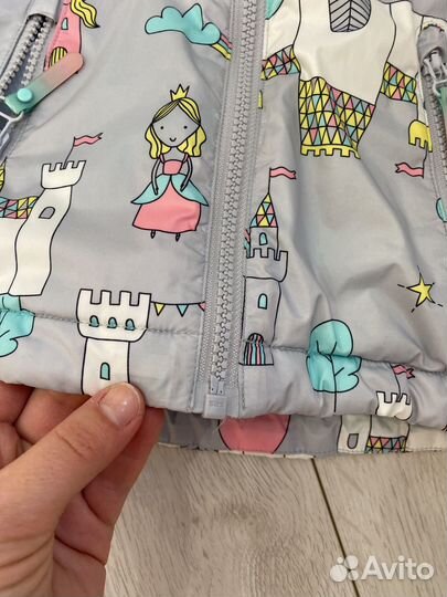 Демисезонная куртка 80-86 для девочки crockid