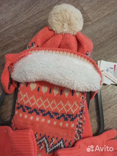 Комплект шапка, шарф