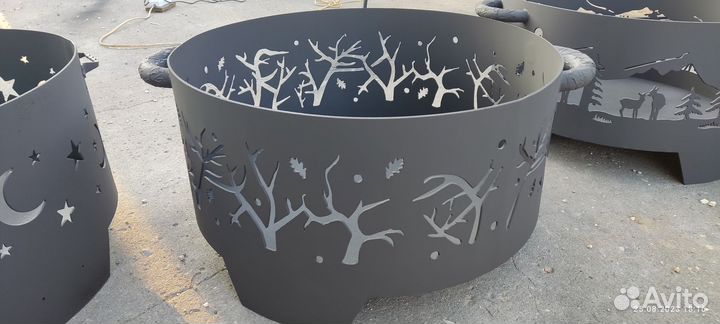 Мангал, Костровая чаша, Кострище