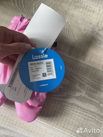 Варежки lassie 1-2 года (размер 1) новые