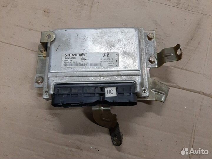 Эбу двигатель Hyundai Elantra XD