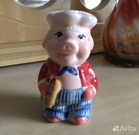 Солонка и перечница набор для специй поросята