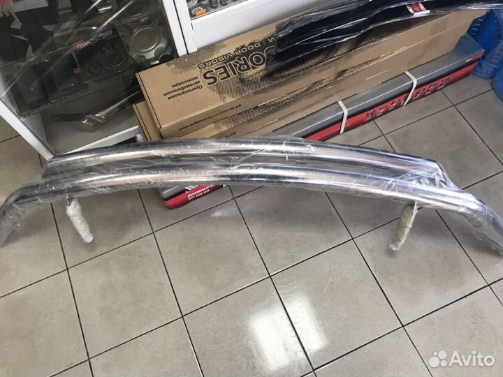 Защита переднего бампера Toyota Highlander