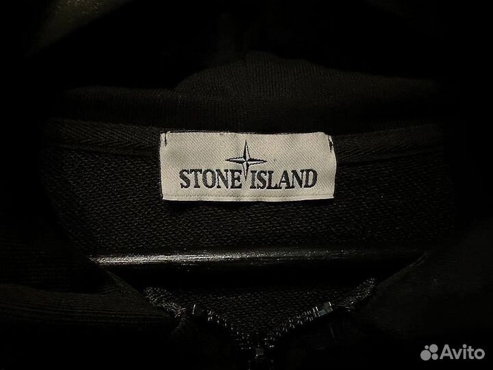 Зип-Худи stone island новое серый