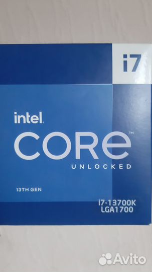 Intel core i7 13700k новый