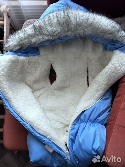 Конверт на выписку зимний для мальчика