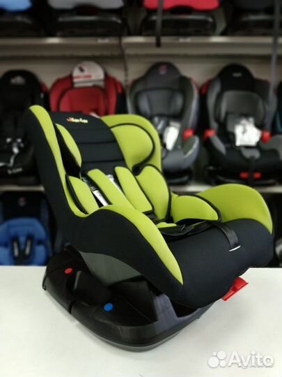 Автокресло 0-18кг от рождения до 5лет едуеду green