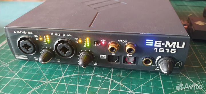Звуковая карта E-MU 1616 + ноут