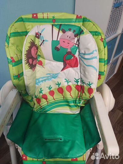 Стульчик для кормления chicco polly