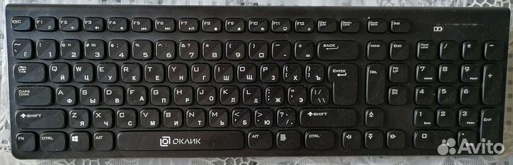 Беспроводная компьютерная клавиатура оклик 880S