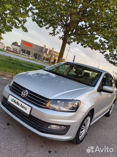 Volkswagen Polo 1.6 AT, 2016, 107 500 км