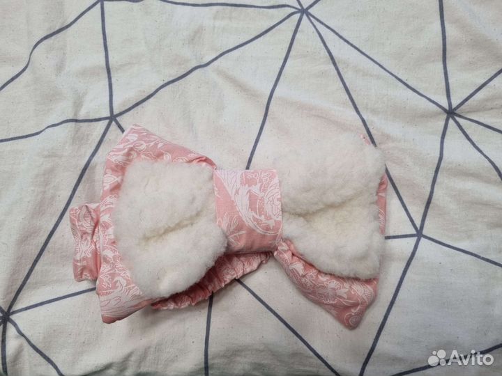 Конверт зимний на выписку для девочки