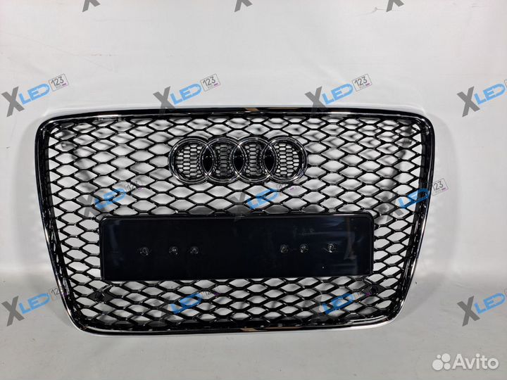 Решетка радиатора Audi Q7 4l0 RSQ7 2005-2015 хром