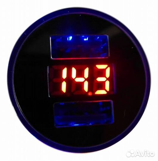 Автомобильное зарядное устройство 2 USB выхода 3A