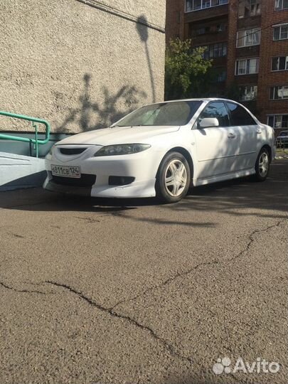 Накладка на бампер Mazda 6