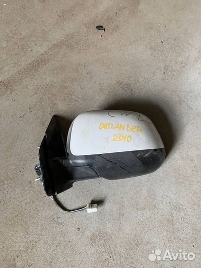 Левое зеркало бокового вида outlander 2010