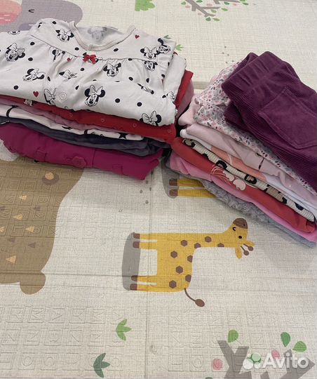 Детские вещи пакетом 74 80 86