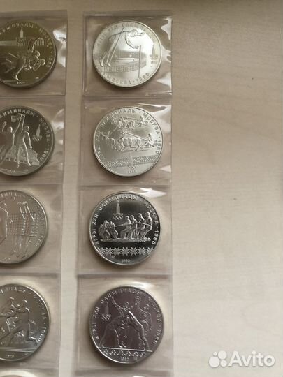 Олимпиада 80 серебро полный набор