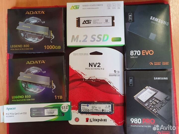 SSD M.2 256Gb, 512Gb, 1000Gb NVMe гарантия