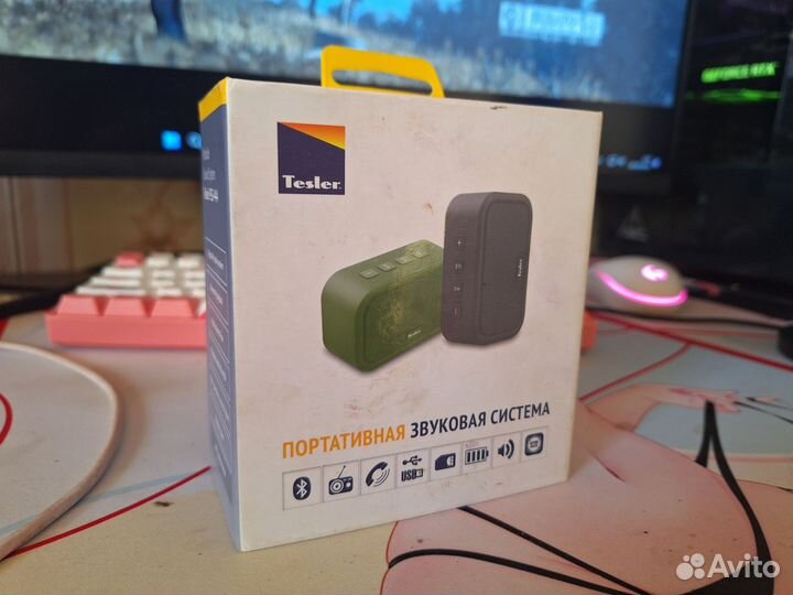 Блютуз колонка tesler