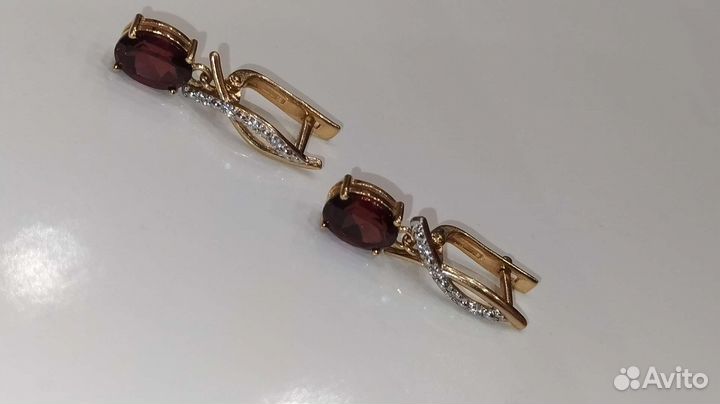 Серьги золотые