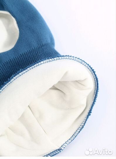 Шапка шлем зимняя для мальчика 50-52