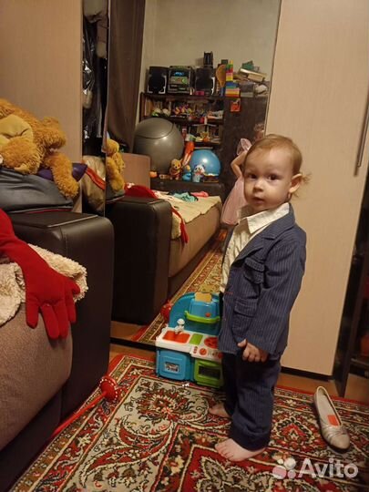 Костюм с рубашкой на 1 годик мальчику 74/80 рост