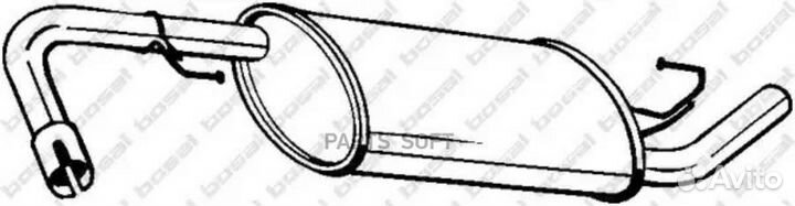 Bosal 145-231 Глушитель задний