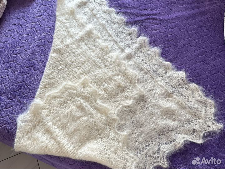 Пуховый платок шаль