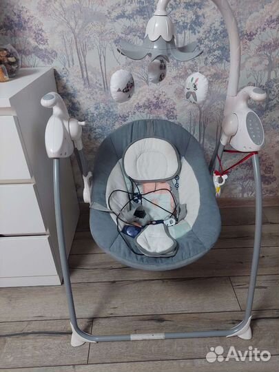 Детские электронные качели бу