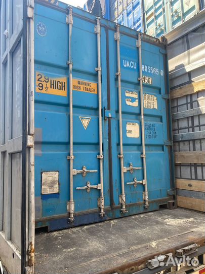 Контейнеры 40-футовые высокие и стандартные