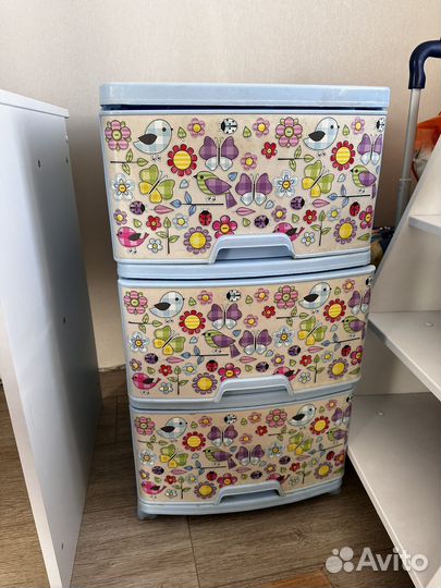 Комод детский пластиковый