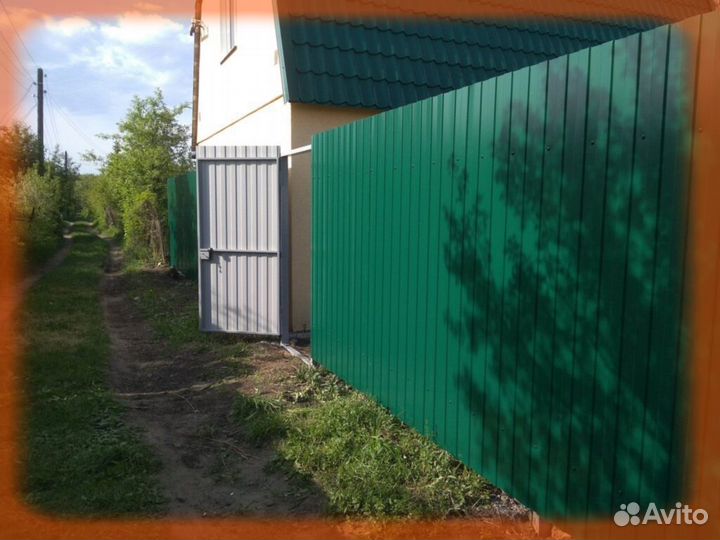 Забор из профнастила