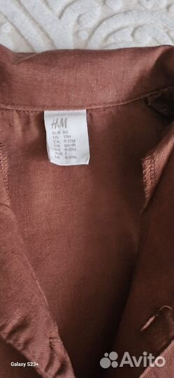 Льняной костюм hm р.80
