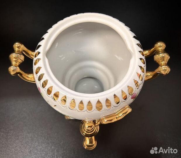 Самовар Гжель золотая СССР