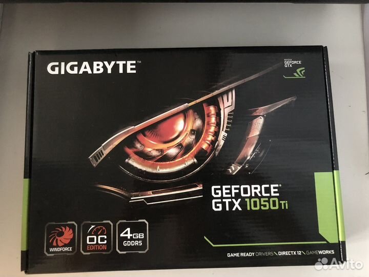 Видеокарта gigabyte geforce gtx 1050ti 4 gb