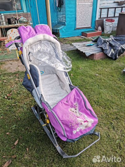 Детские зимние санки