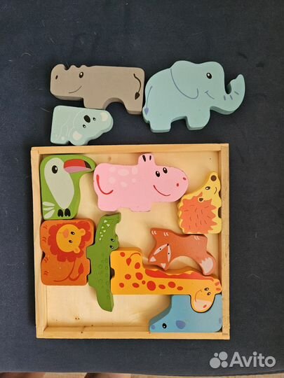 Деревянные игрушки,пазлы
