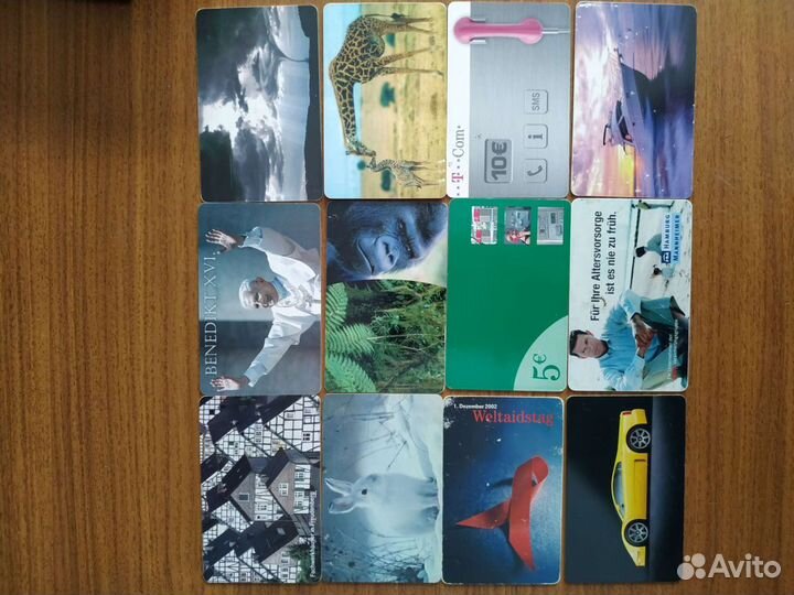 Телефонные карточки, таксофона Европа и Германия