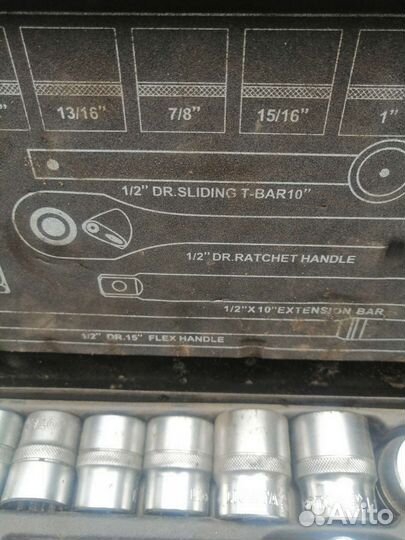 Торцевые головки дюймовые