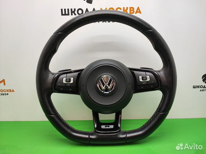 Руль кожаный, мультируль Volkswagen Golf 7R