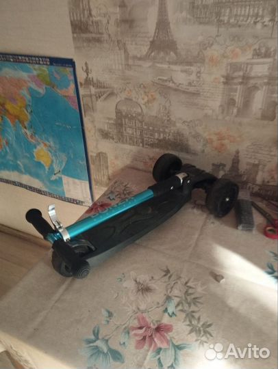 Самокат детский трехколесный бу