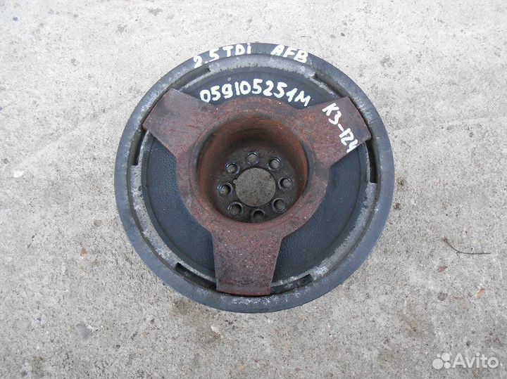 Шкив коленвала Ауди А6 С5 2.5 тди AFB 059105251M