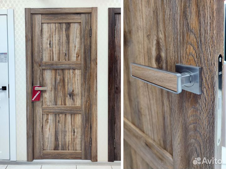 Межкомнатная дверь в стиле лофт сканди