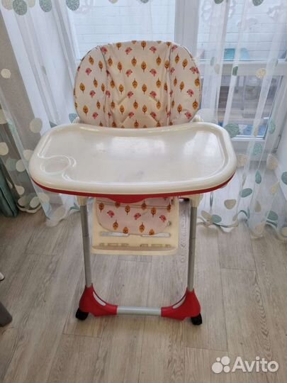 Стульчик для кормления chicco polly