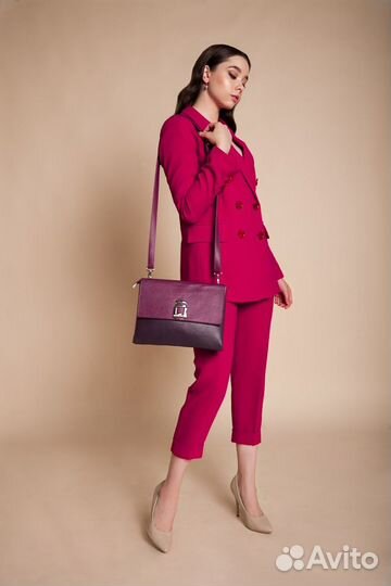 Сумка -клатч кожаная, новая